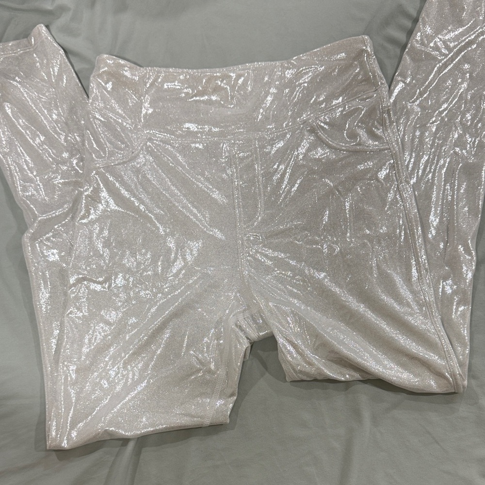 Shimmering Silver Leggings HALARA